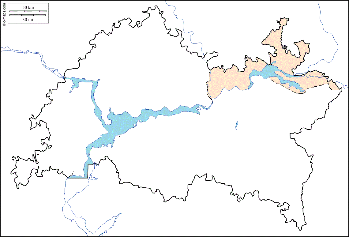 Карта распространения для растения Крапива пикульниколистная