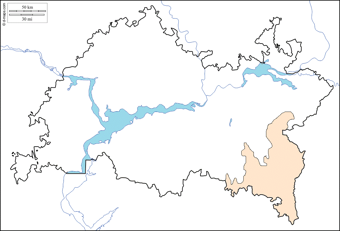 Карта распространения для растения Желтушник серый