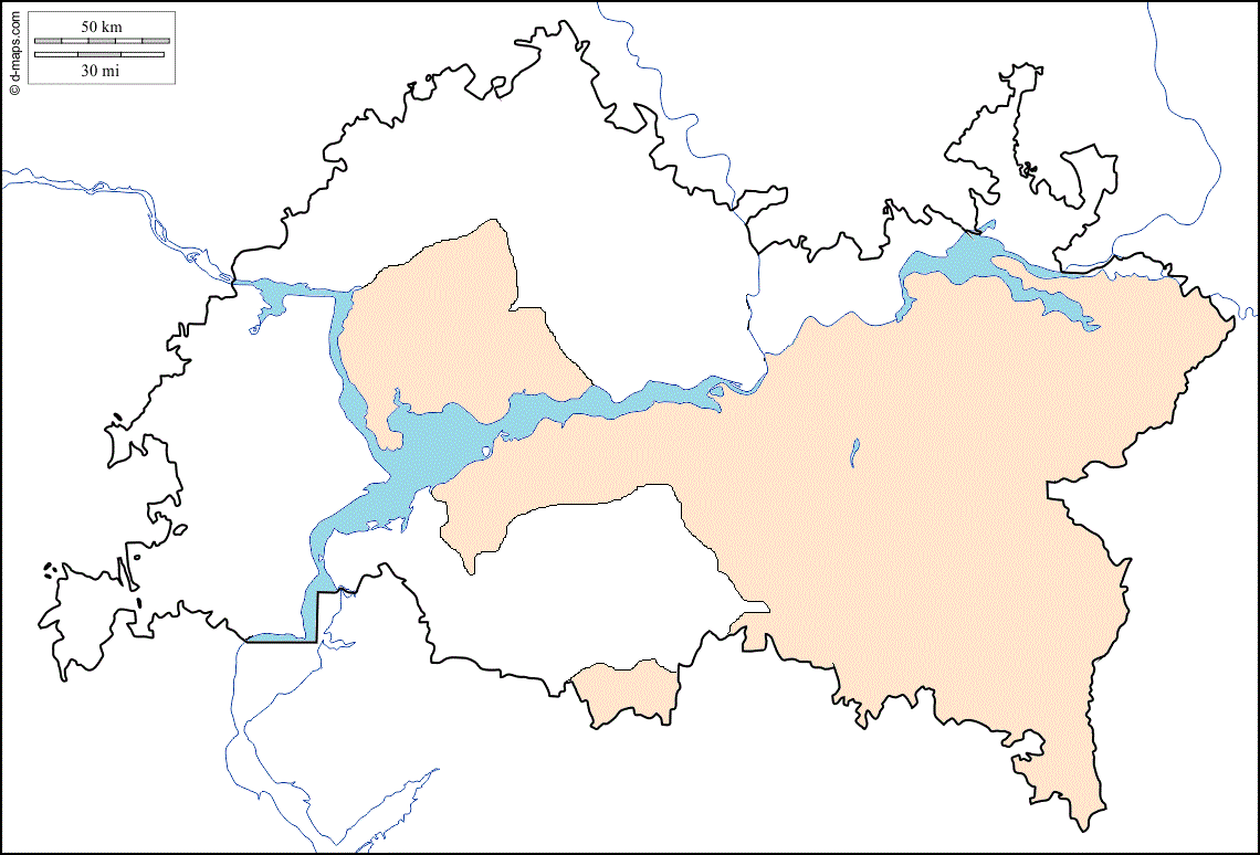 Карта распространения для растения Боярышник кроваво-красный