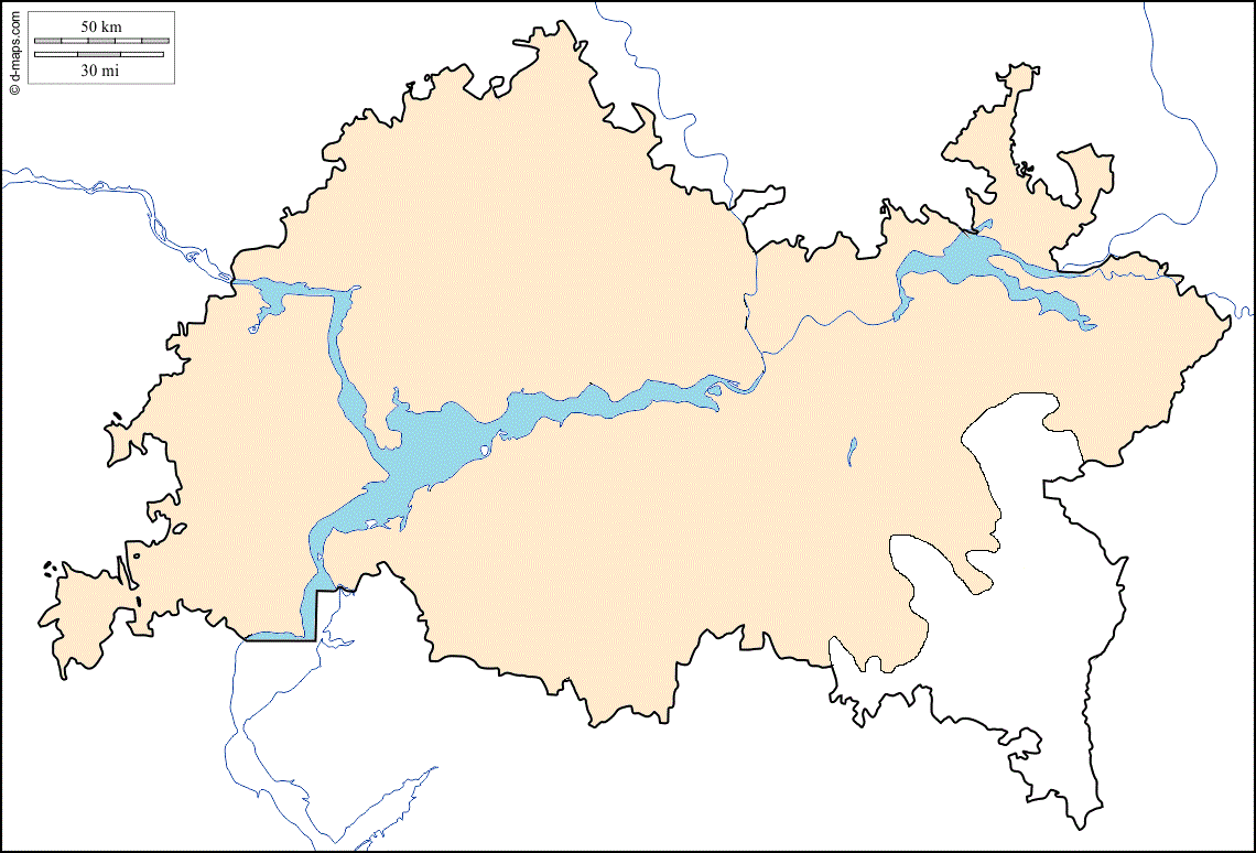 Карта распространения для растения Брусника