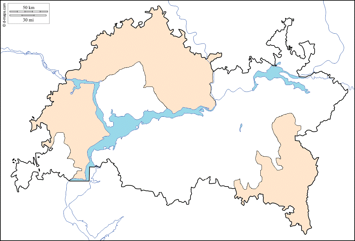 Карта распространения для растения Стальник полевой