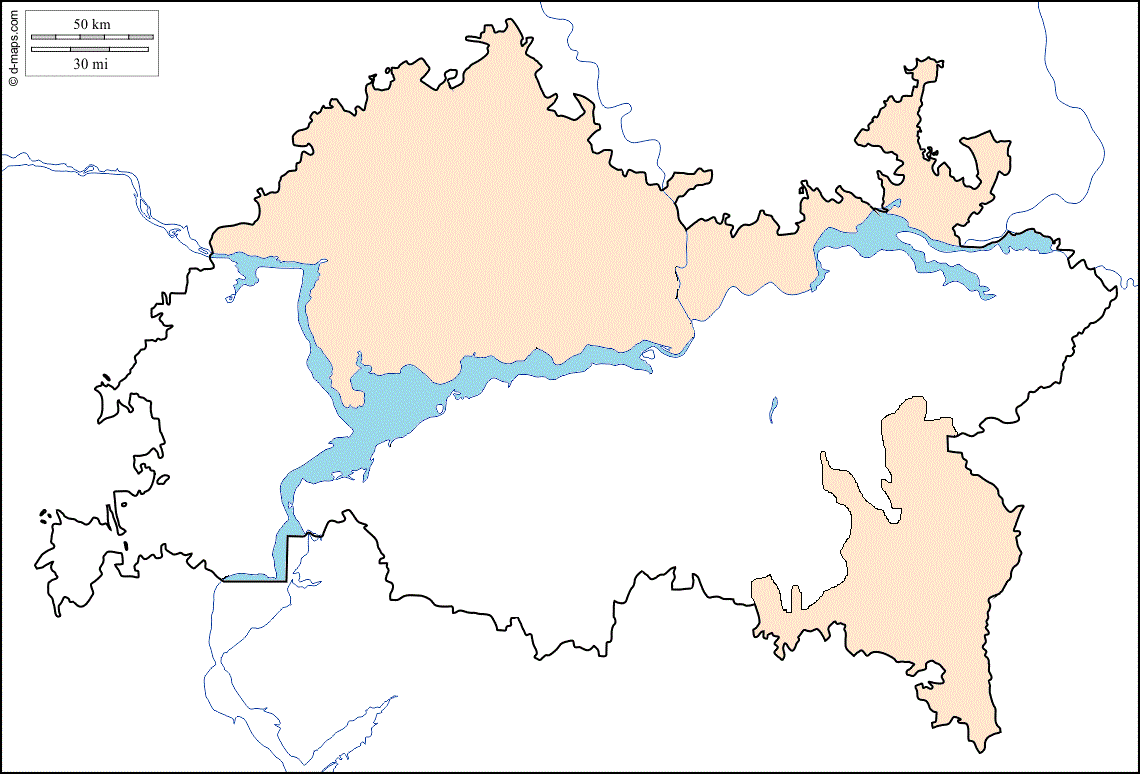 Карта распространения для растения Щавель водный