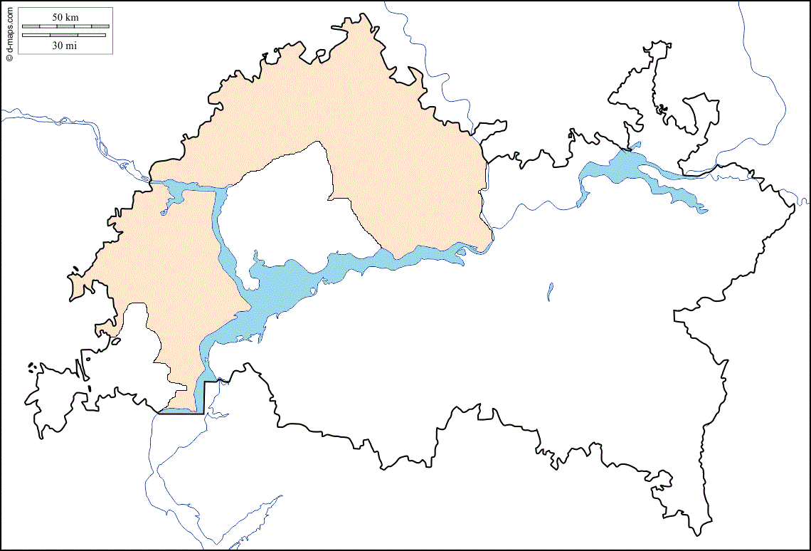 Карта распространения для растения Яснотка белая