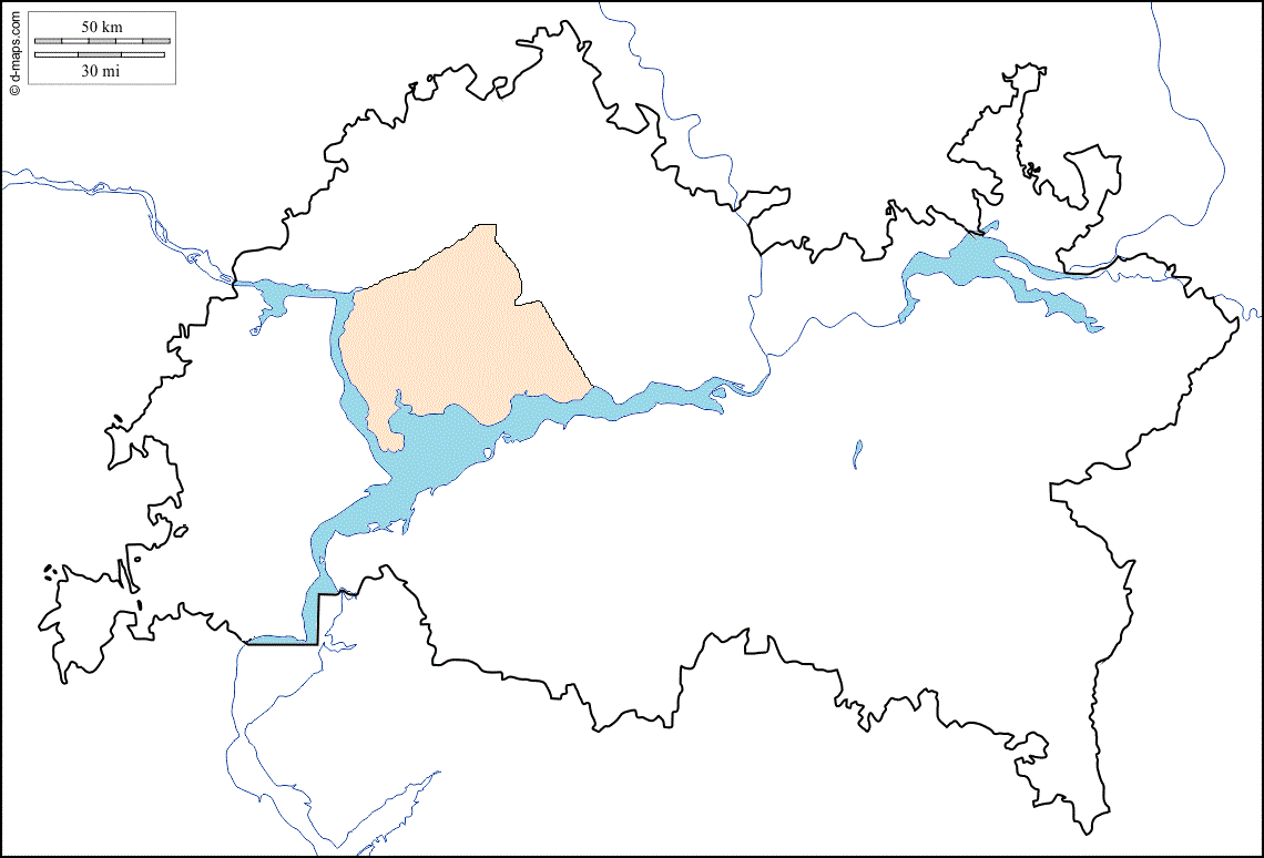 Карта распространения для растения Марьянник полевой