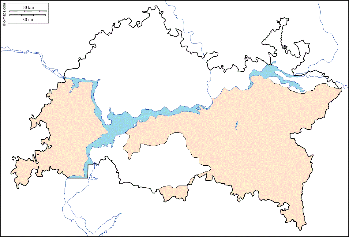 Карта распространения для растения Мордовник русский